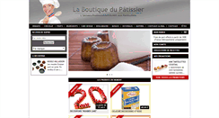 Desktop Screenshot of laboutiquedupatissier.com