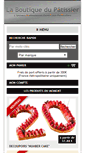 Mobile Screenshot of laboutiquedupatissier.com