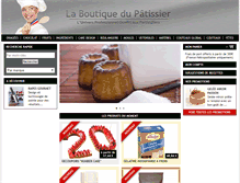 Tablet Screenshot of laboutiquedupatissier.com